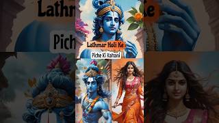 लट्ठमार होली के पीछे की कहानी /why do we celebrate holi #shorts #holi #lathmar #holispecial #krishna