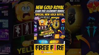 New Gold Royal😱 Add legendary bundle || Garena Free Fire ||🔥#freefire #trending #shorts