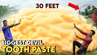 RECORD !! அய்யய்யோ🙄🙄 | Biggest Devil's Toothpaste | Orange Volcano