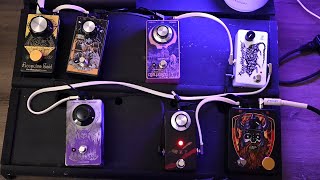 7 One-Knobber Pedals of Doom! (feat. Acapulco Gold, FTW120, Imp, etc) No talking!