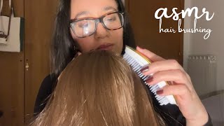 asmr | hair brushing and scalp massage 🤎