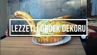 Kavundan Ördek Nasıl Yapılır? | Lezzetli Dekorlar