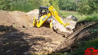 Jcb 3cx Backhoe Loader Makes New Forest Road, Amazing Work -Part 2