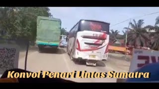 KONVOI BUS PENARI LINTAS SUMATRA