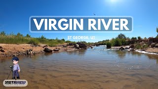 Stationary Tour : Virgin River - St George - Utah - 4K 🇺🇸