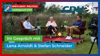 🔥 Kandidaten hautnah: Lena Arnoldt & Stefan Schneider | Spotlight Politics LTW23 🎥🗳️