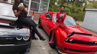 21 Savage In His Dodge Demon😈💯 going crazy