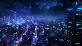 Stormy City Ambience | Background Music with Rain