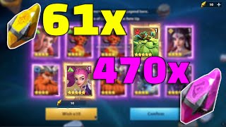 DEV AÇILIŞ #4 470X EPIC 61X LEGENDARY! [INFINITE MAGICRAID]