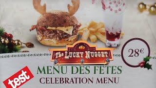 TEST du nouveau menu de NOËL au LUCKY NUGGET à DISNEYLAND PARIS !