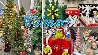 Christmas Decor Shop with me at Walmart | Affordable Holiday decor