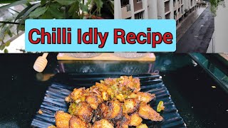 Chili Idli Recipe in Tamil | Idli Manchurain | How to make Chilli Idli in Tamil