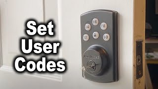 How to Set User Codes on Kwikset Powerbolt 2 Door Lock | The Fixer Clips