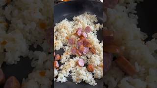 Sausage garlic fried rice #shorts