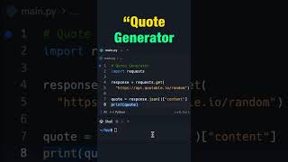 Quotes Generator in Python #softlinks #python #pythontutorial #pythonprogramming