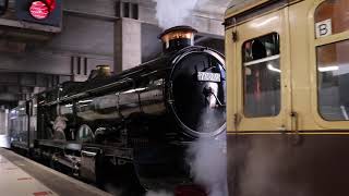 7029 'Clun Castle' departing Birmingham Snow Hill Station 5/9/21