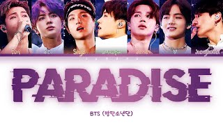 BTS (방탄소년단) - Paradise (낙원) [Color Coded Lyrics/Han/Eng/Rom/가사]