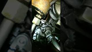 inside Sisu diesel 420d. with startup. (borescope)