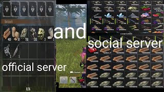 last island of survival difference between official server and social server new players guide