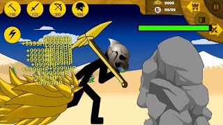 ULTIMATE POWER ICON GIANT ENSLAVED MINER GOLD IN EPIC BATTLE STICK WAR LEGACY