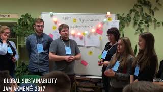 GLOBAL SUSTAINABILITY JAM AKMENE 2017