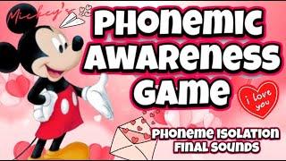 💕 Mickey’s Phonemic Awareness Game 💕 | Brain Break | Final Sound Isolation | GoNoodle