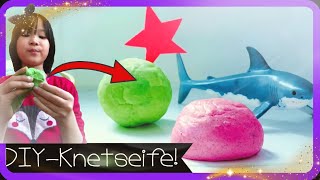 DiY-Knetseife [nur 2 Zutaten] ~ schnelle und einfache Shampooknete für mehr Badespaß