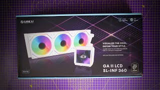 Lian Li Galahad 2 LCD Infinity ASMR unboxing and setup