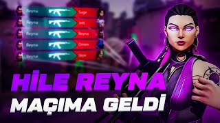 DERECELİ MAÇIMIZA GELEN HİLE REYNA 😱  VALORANT KOMİK MONTAJ