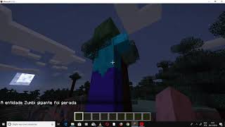 como invocar um zumbi gigante no minecraft