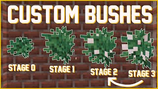 Custom Bushes (Mcreator 2021.2)