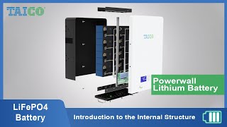 Internal Structure of 52V 100Ah Powerwall Lithium Battery