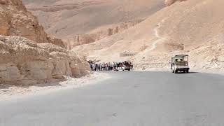 Leaving the Valley of the Kings. Theban Necropolis. West Luxor, AR Egypt