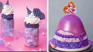 easy galaxy milkshake dessert 🎂🍨🎂🍨 Fancy cakes 🎂🍨🎂🍨🎂🍨