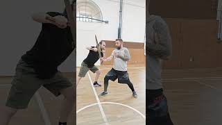 Langes messer - assault #4 #shorts #hema #fencing #messer #assault #fight