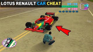 Lotus 98T Renault Racing Car Cheat Code For GTA Vice City #SHAKEELGTA