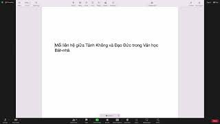 Bài Thu hoạch Miền Bắc - Tư tưởng Bát Nhã