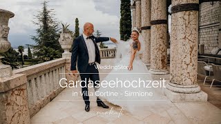 Hochzeitsfotos & Film: Traumhochzeit in Villa Cortine, Sirmione am Gardasee