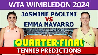 Jasmine Paolini vs Emma Navarro | Wimbledon 2024