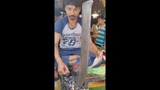 Amazing Fish Cutting Skill #shorts | Ilish Fish Cutting | #illish #fish | 2 Kgs Illish Cutting