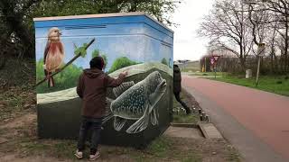 Metamorfose met anti graffiti art