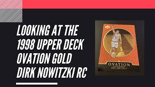 Looking at the 1998 UD Ovation Gold Dirk Nowitzki RC | Sports Card Collecting and Investing |