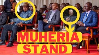 Bold Muheria Stand against Ruto Infront of Uhuru as Gachagua is Isolated Embu Catholic Event