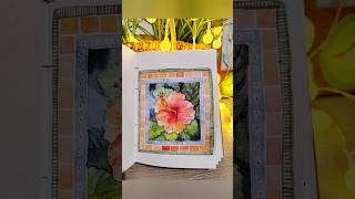 Hibiscus beauty watercolor painting #shorts #art #artist #painting #watercolorpainting