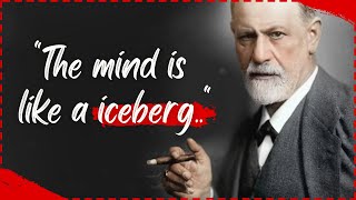 "The mind is like a iceberg.." | Motivational quotes by Sigmund Freud. #quotes #motivationalquotes