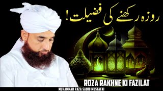 Roza Rakhne Ki Fazilat ! || Ramzan Special Bayan 2023 || By Moulana Raza Saqib Mustafai