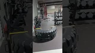 Tire Flips,  backward sled pulls, rope sled pulls combo