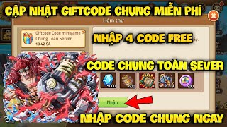 Nhận Ngay 6 Code Huyền Thoại Hải Tặc Mới Nhất | Sự Kiện GiftCode HTHT Chung Vip Nha