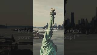 The New Colossus by Emma Lazarus - Poetry #Shorts - Inscription on the Statue of Liberty