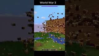 World War 3🌍 in Minecraft #shorts #minecraft #worldwar3